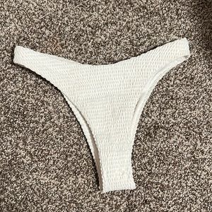 Hollister - white bikini bottom